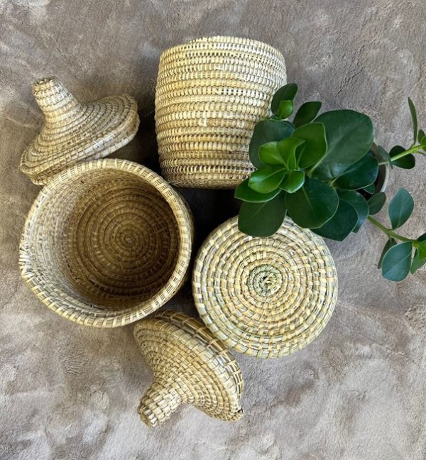 Panier en osier - décoration bohème – Image 2