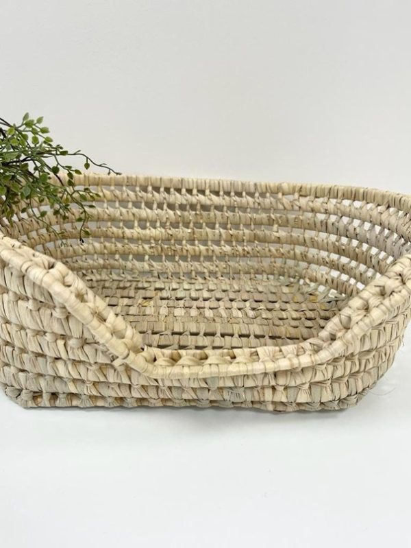 Panier pour chat ou chien en feuilles de palmiers – Image 2