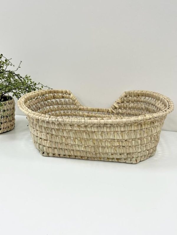 Panier pour chat ou chien en feuilles de palmiers – Image 4