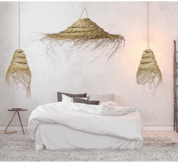 Suspension en fibre naturelle -  gamme Essaouira