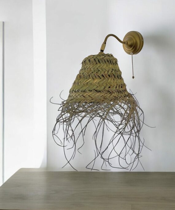 Applique murale - en fibre naturelle