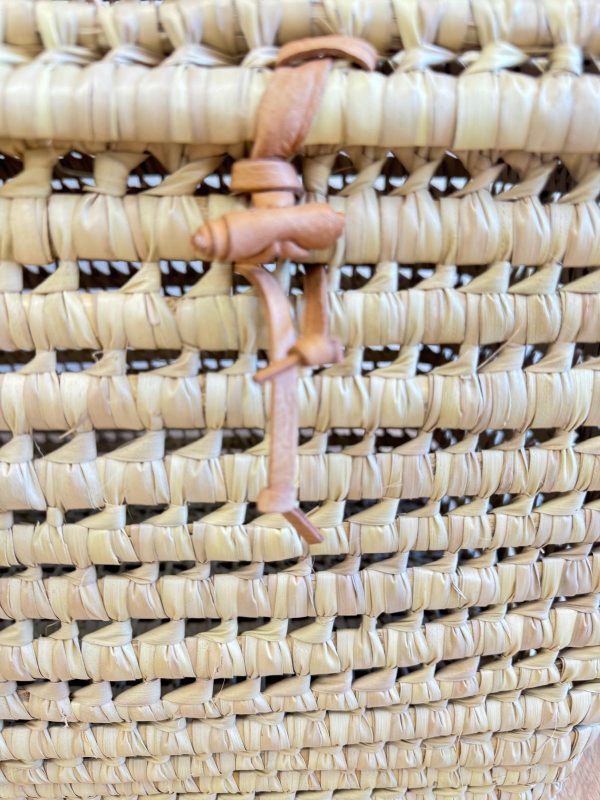 Coffre de rangement -malle en fibre naturelle – Image 2