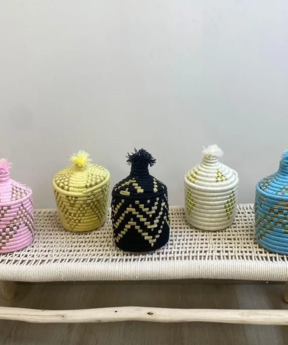 Pots berbère en osier 100% artisanal