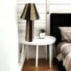 Lampe en Raphia - lampe de chevet Artisanal