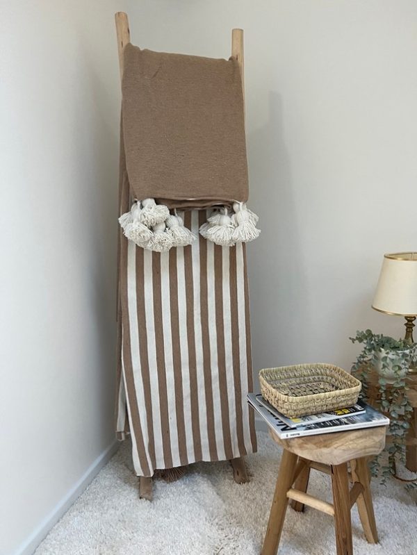 Plaid avec pompom - berbére – Image 2