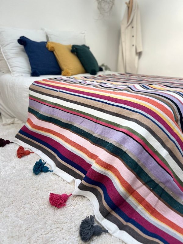 Plaid berbère artisanal - fait main – Image 5