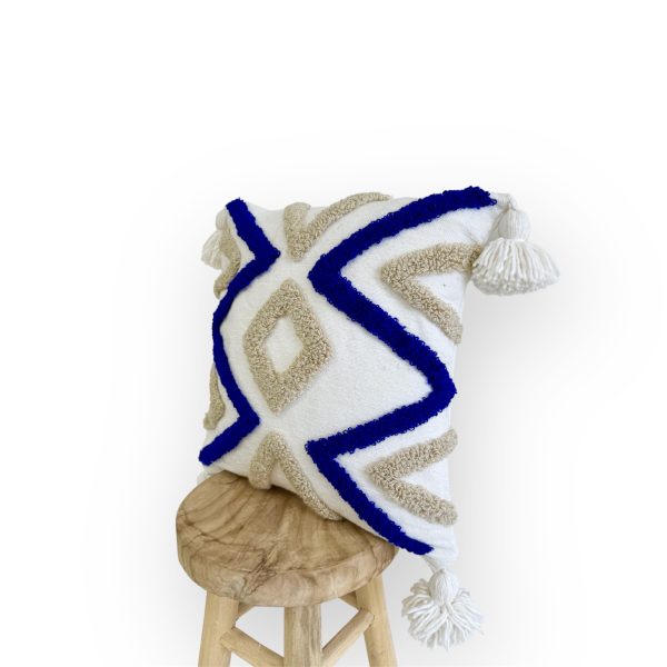 Housses de coussin bordées à la mains 45 cm x 45 cm – Image 2