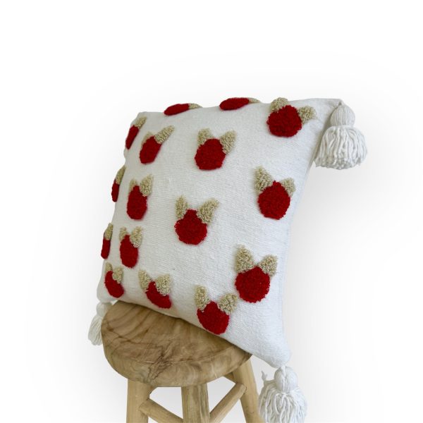 Housses de coussin bordées à la mains 45 cm x 45 cm – Image 2