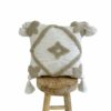 Housses de coussin bordées à la mains 45 cm x 45 cm