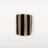 Applique murale en  raphia  -Noir/beige