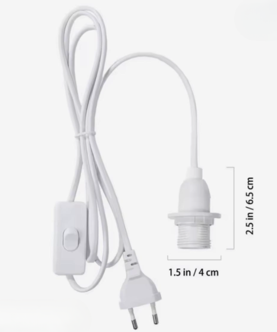 Câble interrupteur  E27,1,50m
