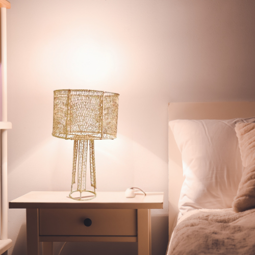 Lampe en Raphia - abat-jour, abat-jour sur pied, lampe de chevet