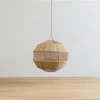 Suspension raphia en boule - 35/35cm diamètre