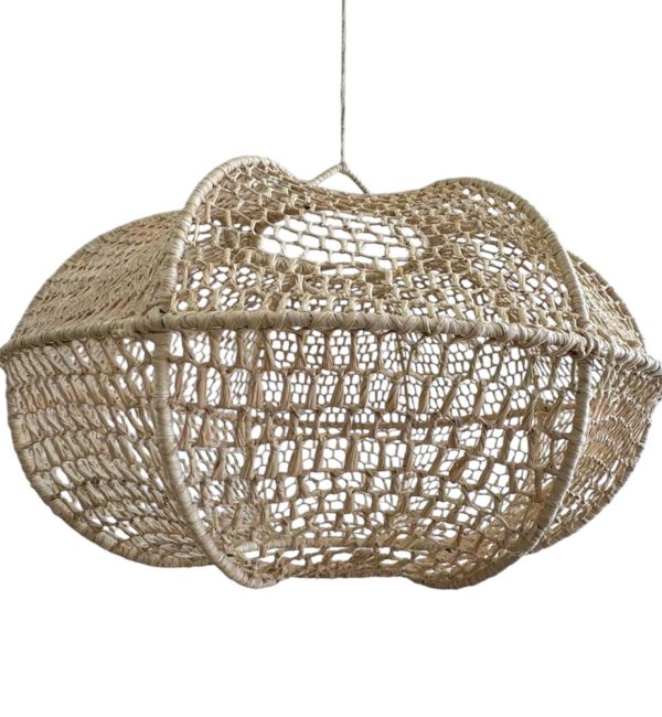 Suspension raphia en sphère - 35/35cm diamètre – Image 2