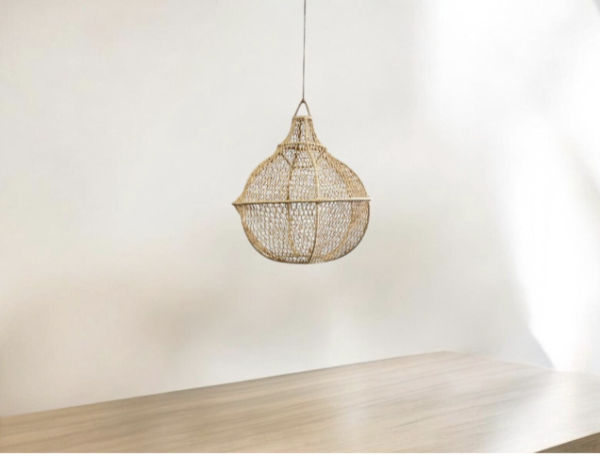 Suspension en raphia -en Poire – Image 4