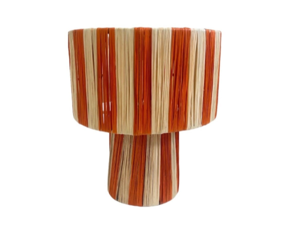 Lampe en Raphia- de chevet – Image 2