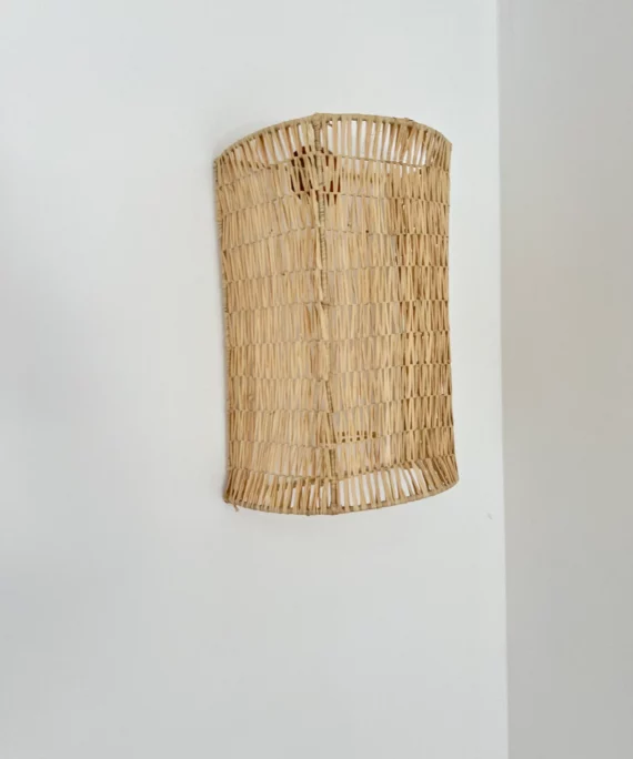 Applique murale en raphia ZOE