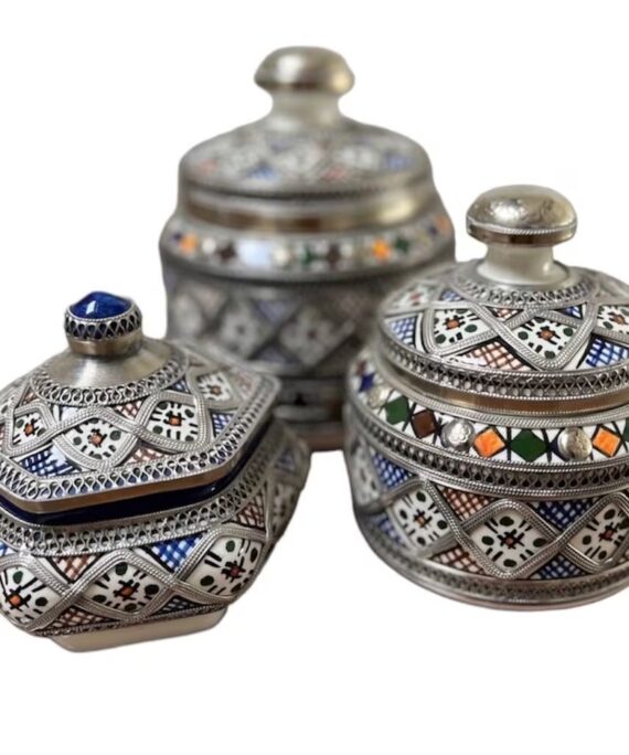 Bonbonnières en céramique Marocaine fait main